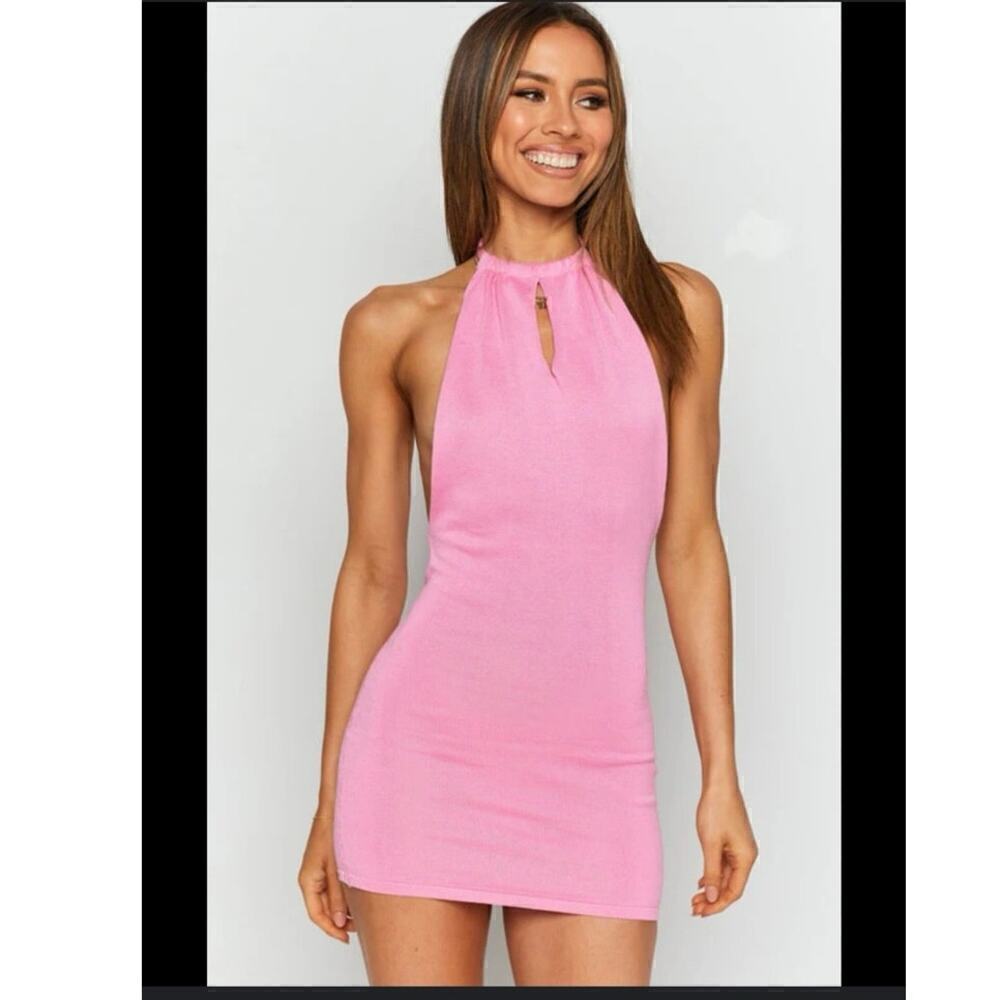 Nwt Mimosa Knit pink‎ minis dress sz l